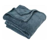 Plaid Microfibre couleur orage 125x150- PEGANE - autre