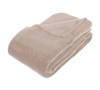 Atmosphera Plaid micropeluche Lin 130 x 180 cm