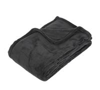 Plaid microfibre gris ardoise 130x180cm - Atmosphera Créateur d'intérieur