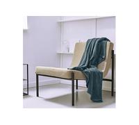 Plaid moelleux "Essential" - Bleu paon - l 180 X L 220 cm