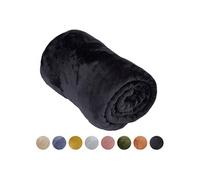Plaid Noir Polyester H0.4xl150xL200cm