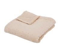 Atmosphera – Plaid flanelle Berlingot Enfant 75x100 cm Beige