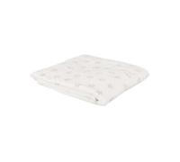 The Home Deco Kids - Plaid phosphorescent en polyester Etoiles 120 x 150 cm Blanc