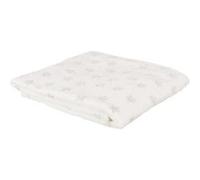 Plaid phosphorescent en polyester Etoiles 120 x 150 cm Blanc blanc G