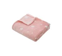 Atmosphera – Plaid enfant « Reka » – phosphorescent 125 x 150 cm Rose