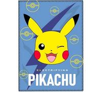 Plaid - POKEMON - Pikachu - 100x140 cm - 100% Polyester - Licence Officielle