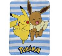 Plaid - POKEMON - Pikachu et Evoli - 100 x 140 cm