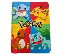 Plaid - POKEMON - Starter et Pikachu - 100 x 140 cm