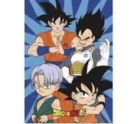 Plaid Polaire 100% Microfibre 70x140cm - DRAGON BALL Z - Bleu - Synthétique