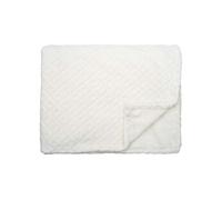 AltoBuy Plaid Polaire 140x200cm Crème Motifs Embossés