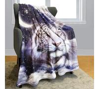 Plaid Polaire 220x240 Tigre Couverture Polaire, Animal Flanelle Epaisse Plaid Canape, Doux Grand Plaid Chaud, Microfibre Couverture Lit 2 Personnes, Couverture Plaid pour Les Adultes