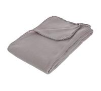 Plaid Polaire - 125 X 150 Cm - Gris Gris