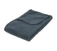 plaid polaire - 125 x 150 cm - bleu Bleu G