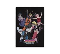 Plaid polaire Boruto - NRT Next Generations - Tous les personnages - Noir,