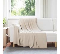 plaid Polaire Couverture douce en polaire déco maison légère de Lit vidaXL vidaX