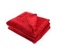 Plaid polaire Doudou (L160 cm) Rouge