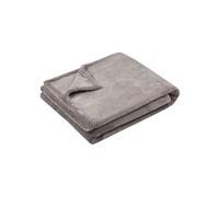 Stof - Plaid -Taille 130x160 cm -100% Polyester - Couleur Lin - Modèle Doudou - Couverture - Plaid Polaire Doux Chaud Confortable Canapé Nid Douillet