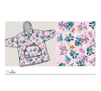 LILO & Stitch - Stitch Angel - Poncho Polaire Corail - Taille Enfant