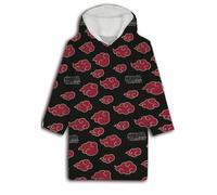 Plaid Polaire Enfant - NARUTO - Taille Unique - Noir - Chaud - Doux