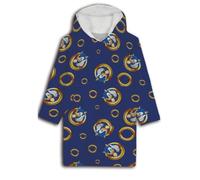 Plaid Polaire Enfant - Sonic - Taille Unique - Avec Manches - Avec Capuche - 7 à 14 ans