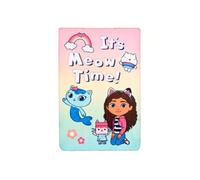 Plaid polaire GABBY'S DOLLHOUSE 100 x 150 cm couverture enfant - Meow