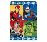 Plaid polaire héros Avengers 100 x 140 cm - Couverture