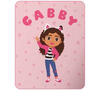 Plaid polaire imprimé, gabby et la maison magique hello rose 110X140