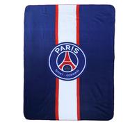 Plaid polaire imprimé, psg 2023 bleu 110X140