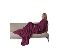 Vivezen - Couverture polaire plaid intégral avec manches et poche - Taille adulte - Plusieurs coloris