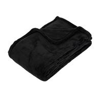 Atmosphera – Plaid Créateur d'intérieur polaire microfibre 125x150 cm Noir