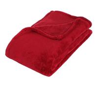 Plaid Polaire ""Microfibre"" 125x150cm Rouge
