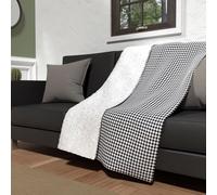 Plaid Polaire Microfibre Doublé Sherpa 120x160 Cm Victoria, Par Soleil D'ocre