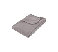 Plaid polaire microfibre gris 125x150cm