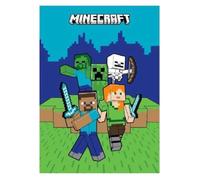 PLAID POLAIRE MINECRAFT 100X140 CM.NEUF.