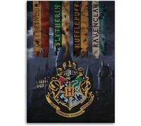 Plaid polaire - OEKO-TEX - Harry Potter - Multicolore - Gris - Synthétique