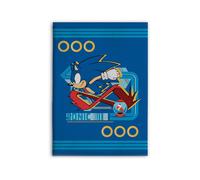 Plaid polaire Sonic - Bleu