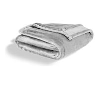 mello - Plaid Polaire 220x240, Plaid Flanelle Doux et Confortable, Couverture Polaire Haute Qualité, Couverture Chaude Canapé, Couvre Lit, Gris