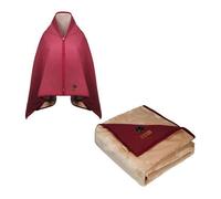 Nooma - plaid poncho chauffant 90x160 - utilisation à domicile ou en extérieur