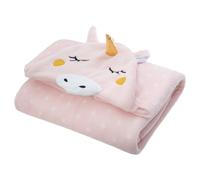 Plaid pour Enfant "Licorne" 100x140cm Rose