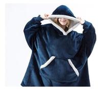 Plaid Pull Geant Pilou bleu marine