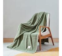 Plaid réversible en Fausse Fourrure de Lapin, Ultra Doux, Chaud et Moelleux, idéal for Le lit, Le canapé et Le Fauteuil. Grande Couverture épaisse for la décoration intérieure.(4,150 * 200cm)