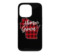 Plaid Rouge à Carreaux Buffalo cultivé à la Maison dans Le Wisconsin, WI State Love Coque pour iPhone 13 Pro