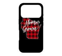 Plaid Rouge à Carreaux Buffalo cultivé à la Maison dans Le Wisconsin, WI State Love Coque pour iPhone 17 Pro