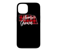 Plaid Rouge à Carreaux Buffalo, cultivé à la Maison, NE State Love Coque pour iPhone 13