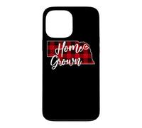 Plaid Rouge à Carreaux Buffalo, cultivé à la Maison, NE State Love Coque pour iPhone 13 Pro Max