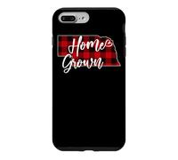 Plaid Rouge à Carreaux Buffalo, cultivé à la Maison, NE State Love Coque pour iPhone 7 Plus/8 Plus