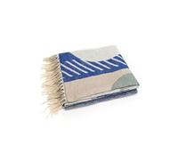 Plaid Sacha 130X170 cm - - Bleu - Polyester