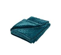 Plaid Sultan émeraude 130x170 cm - Amadeus - Bleu - Polyester Bleu G