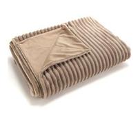 Plaid Sultan taupe 130x170 cm - Amadeus - Marron - Polyester G