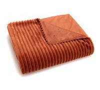 Plaid Sultan terracotta 130x170 cm - - Orange - Polyester